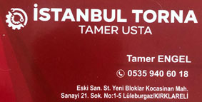 Önder Torna İletişim, telefon, eposta, mail ve adresi